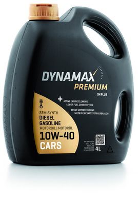 Obrázok Motorový olej DYNAMAX  PREMIUM SN PLUS 10W-40 502648